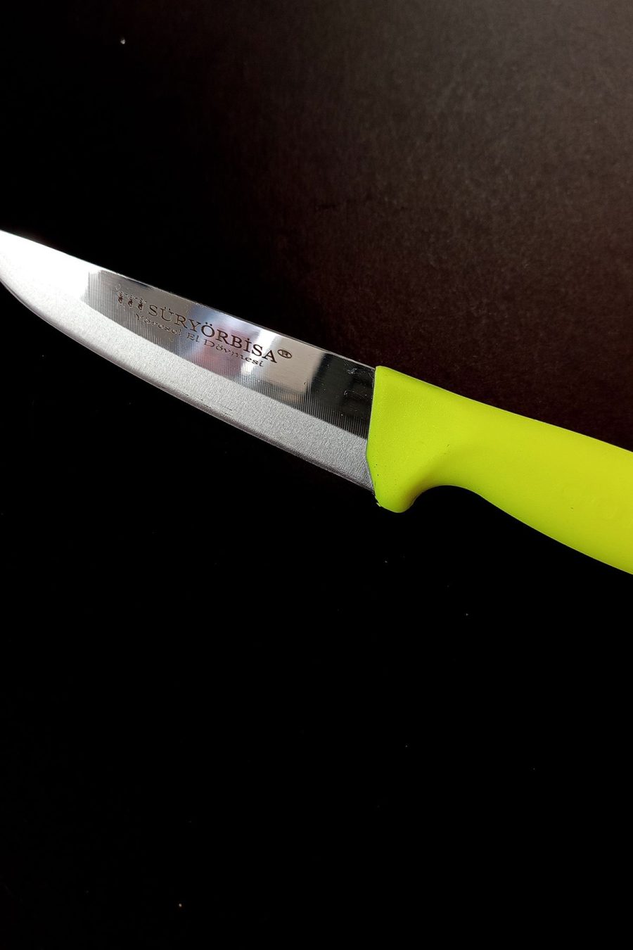 Süryörbisa Gold Serisi No 2 Beyaz Plastik Saplı Yöresel El Dövmesi Mutfak Bıçağı 28.5 cm