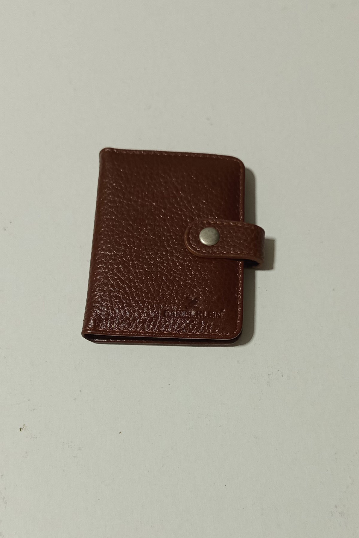 Daniel Klein Hakiki Deri Çıtçıtlı Kartlık