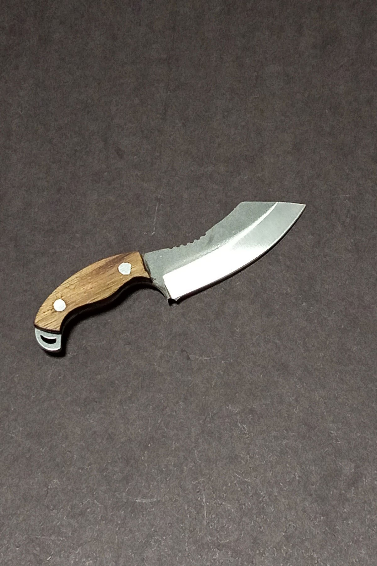 DepoTrend Mini-Hunter "Doğa" Ahşap Saplı Kolye Bıçak - Görsel 4